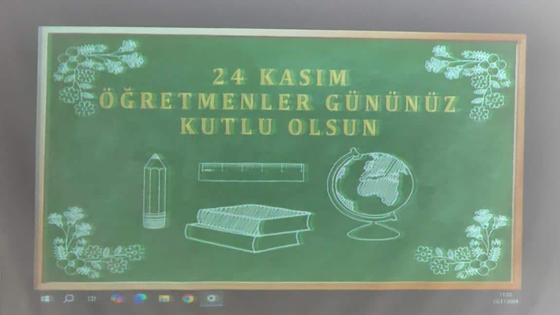 24 Kasım Öğretmenler Günü Kutlu Olsun.